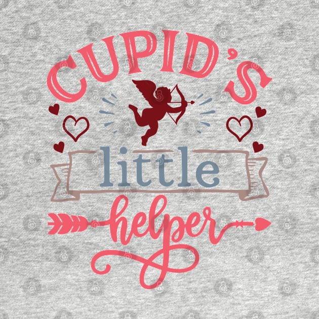 Cupid's Little Helper Valentine's Day Kids by TheBlackCatprints